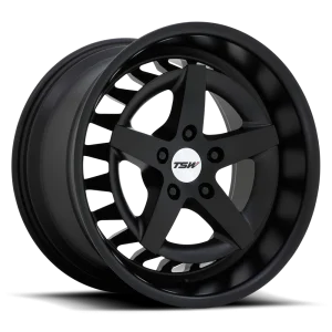 TSW Wheels – DEGNER – Black – 18″x10″ 40mm – All weather Wheels – 1810DNR405112M66